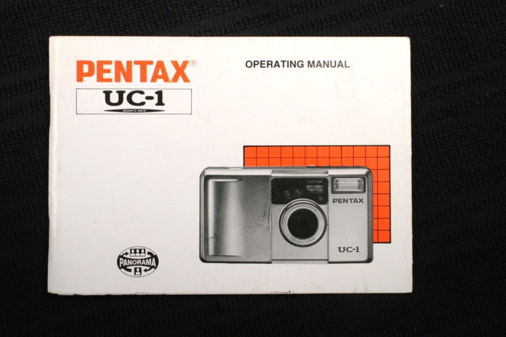 Pentax UC-1 Camera Operating Manual 1994