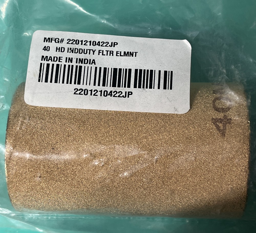 Jupiter Pneumatics 2201210422JP, 40 Micron, Ind. Duty Replacement Filter Element