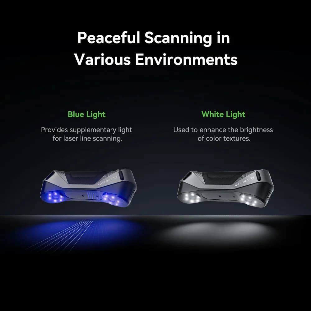 Creality CR-Scan Raptor 3D Scanner Multiple-line Blue&NIR 24-Bit Fast Full-Color