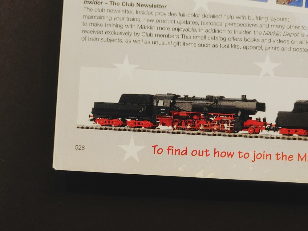 1998/99 E MARKLIN HO TRAIN CATALOG VG