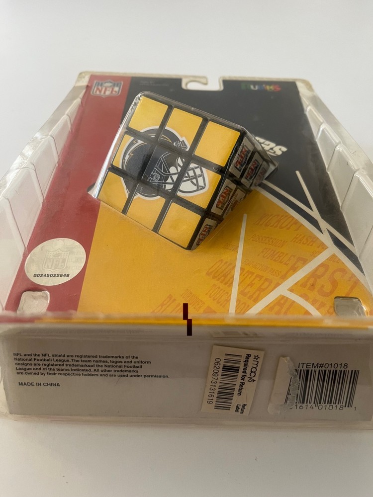 NFL Chargers Rubiks Cube RARE