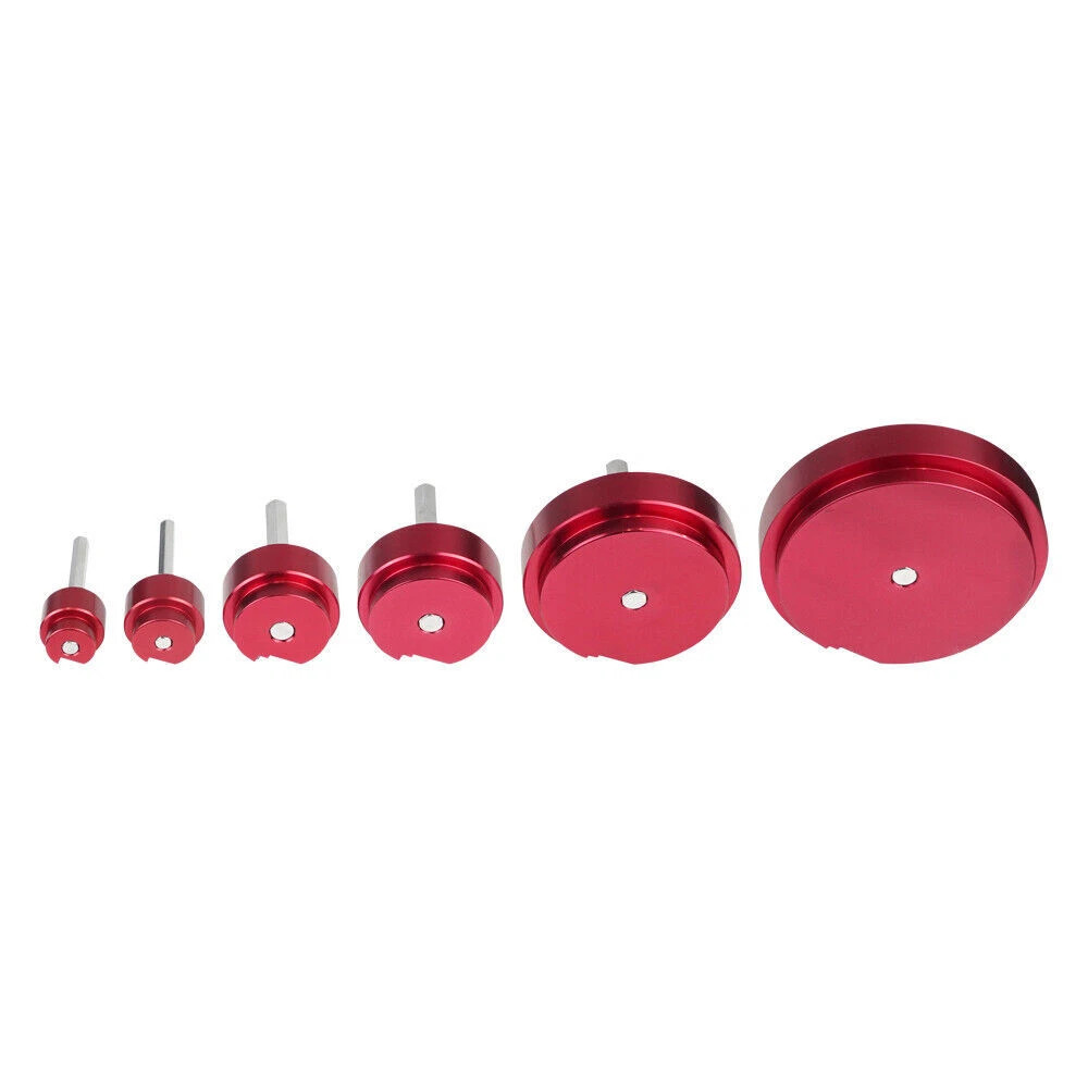 6PCS PVC Pipe Reamer Kit Fitting Socket Saver SCH Plumbing Tools for 1/2" Drills