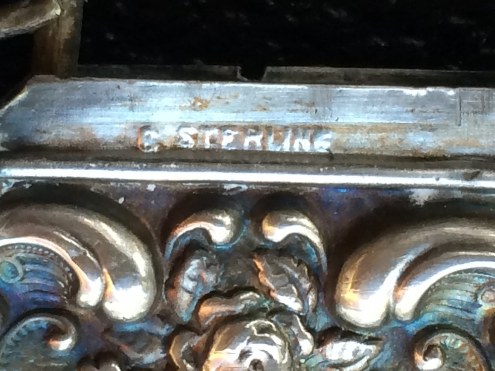 BEAUTIFUL STERLING SILVER MATCH SAFE by GILBERT