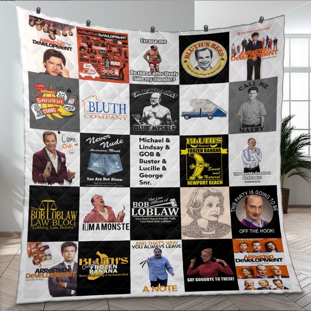 Arrested Development Quilt, Arrested Development TV Series Quilt Blanket