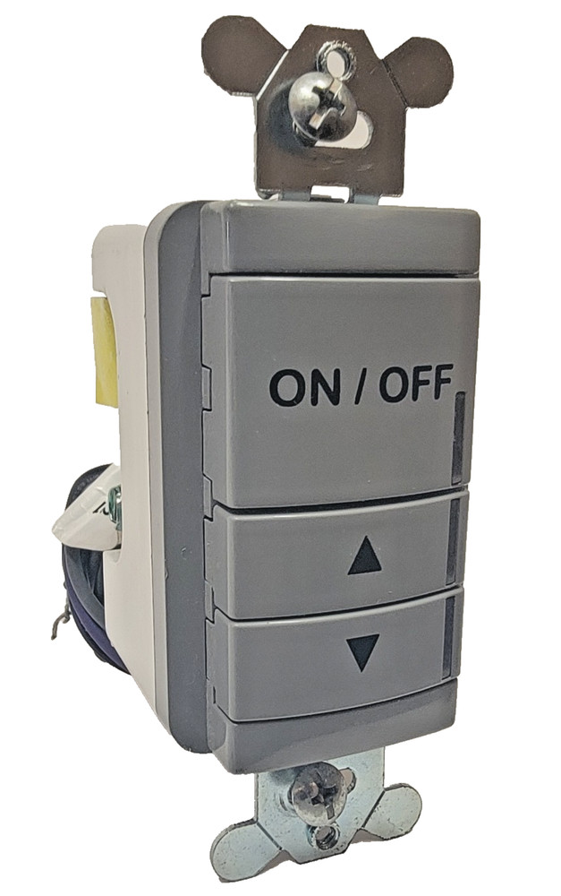 Acuity Controls SPODMRD GY SensorSwitch Dimmer Wall Switch Gray