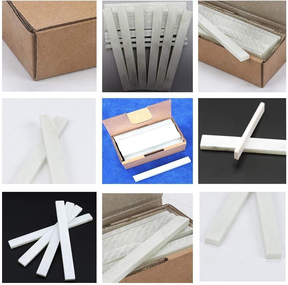 Flat White Soapstone Pencils 27 Pack Soapstone Refills Professional Welding C...