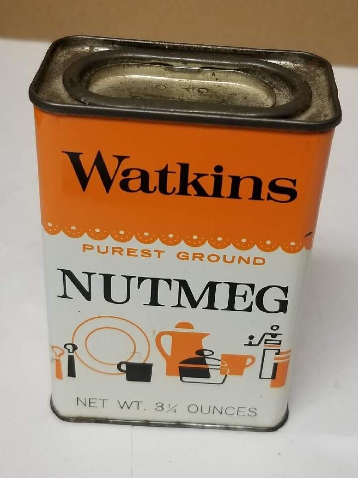 Vintage Watkins Nutmeg Tin
