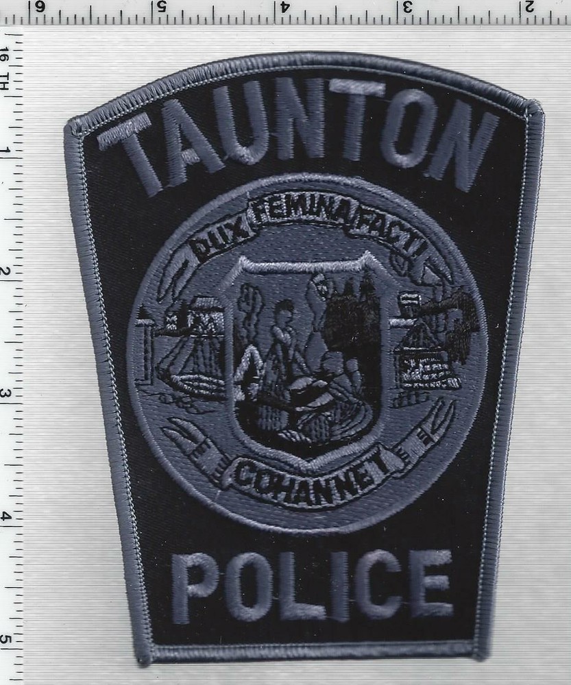 Taunton Police (Massachusetts) 1st Issue Subdued Shoulder Patch