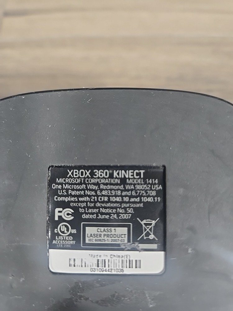 Microsoft Xbox 360 Kinect Sensor Bar W/ 5 Games Bundle Lot - TESTED See Discript