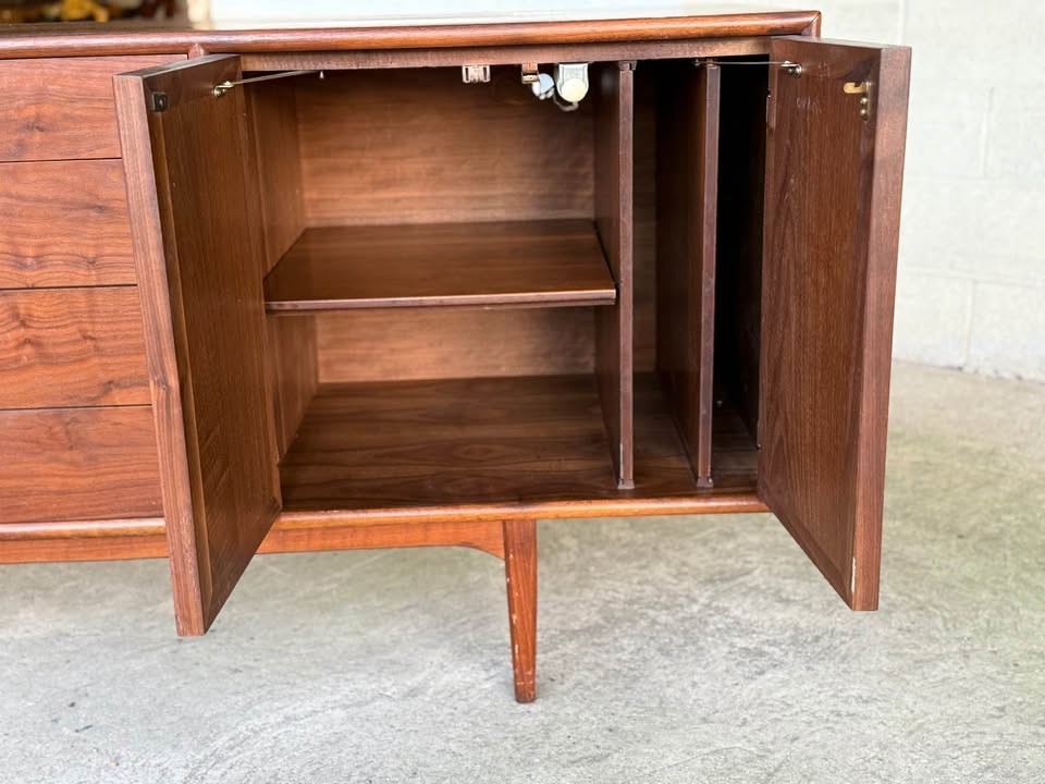 Mid-Century Modern Drexel Declaration Walnut Sideboard