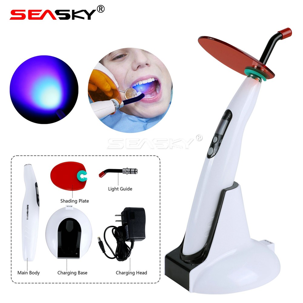 1-5pcs Dental Wireless Curing Light Lamp LED-B 5 Second Curing 1500mW/cm²