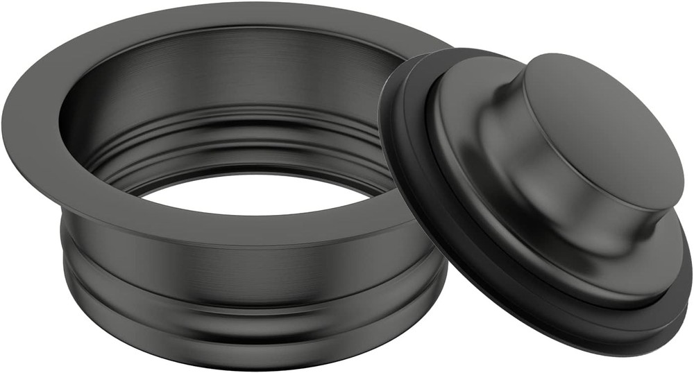 Garbage Disposal Flange - Dcolora Matte Black Kitchen Sink Flange for Garbage Di