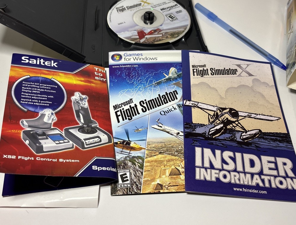 Microsoft 2006 Flight Simulator X Deluxe Edition PC Game Windows