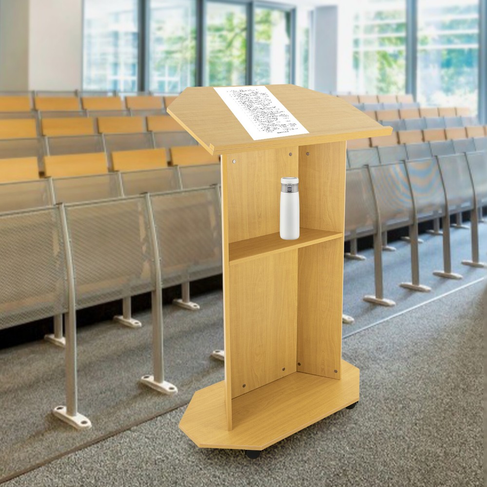 Movable Desk Conference Presentation Stand Presentation Standing for Classroom
