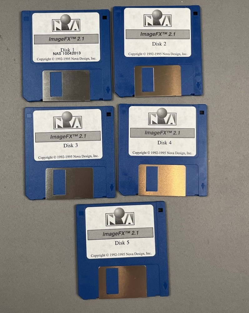 ImageFX V 2.1 - Image Processing System- Nova Design 1995 - Disk 1-5