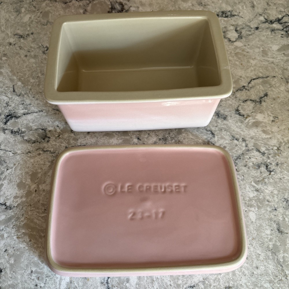 Le Creuset Shell Pink Butter Dish