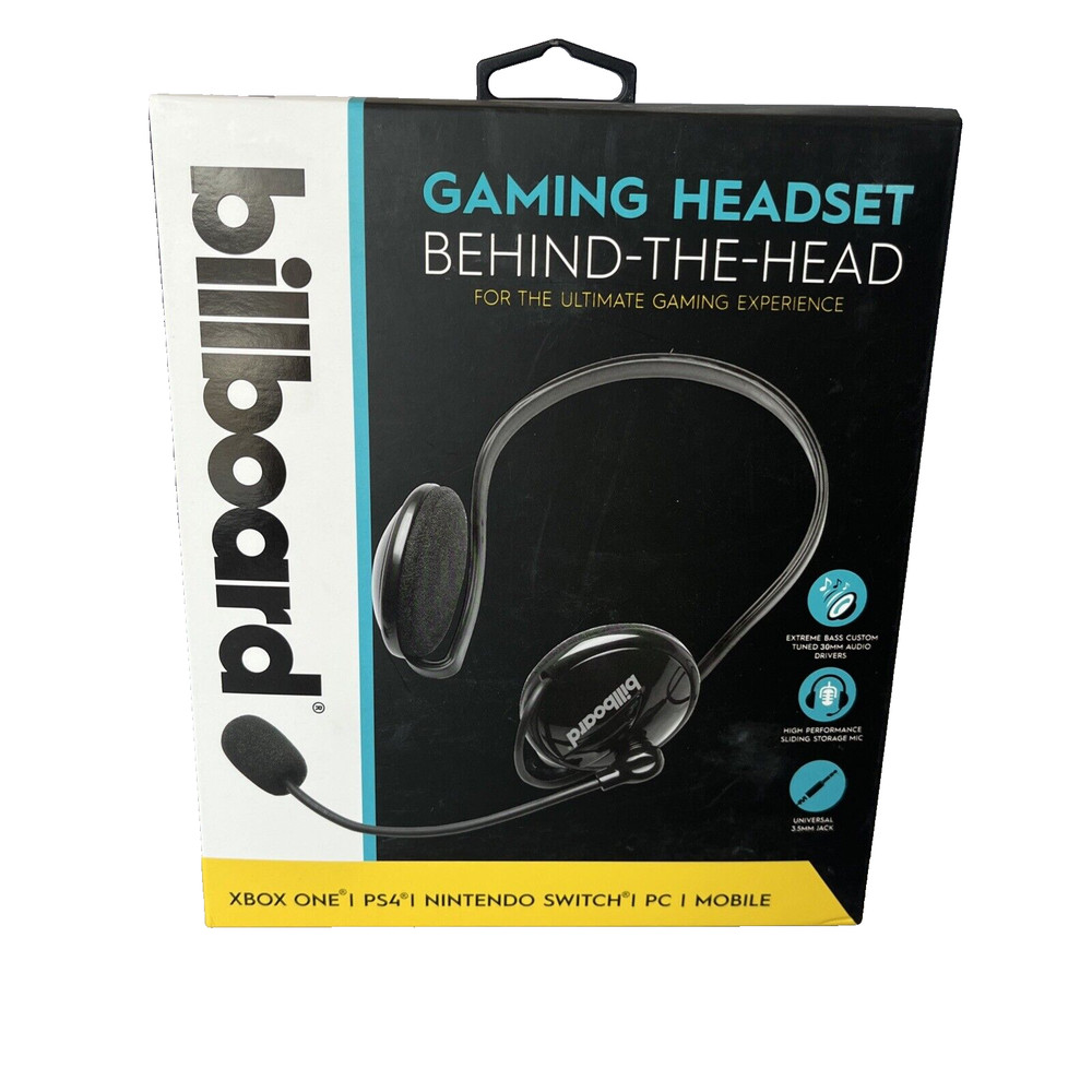NEW Billboard Gaming Headset Dual Ear with Mic Model BB2843
