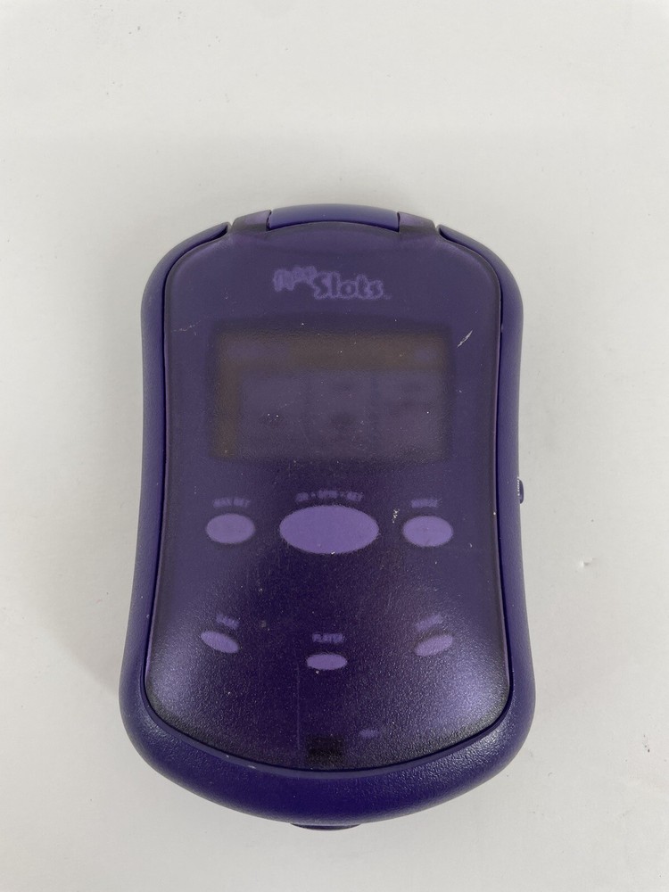 Radica FlipTop Slots Lighted Handheld Electronic Game 2006 Tested Works