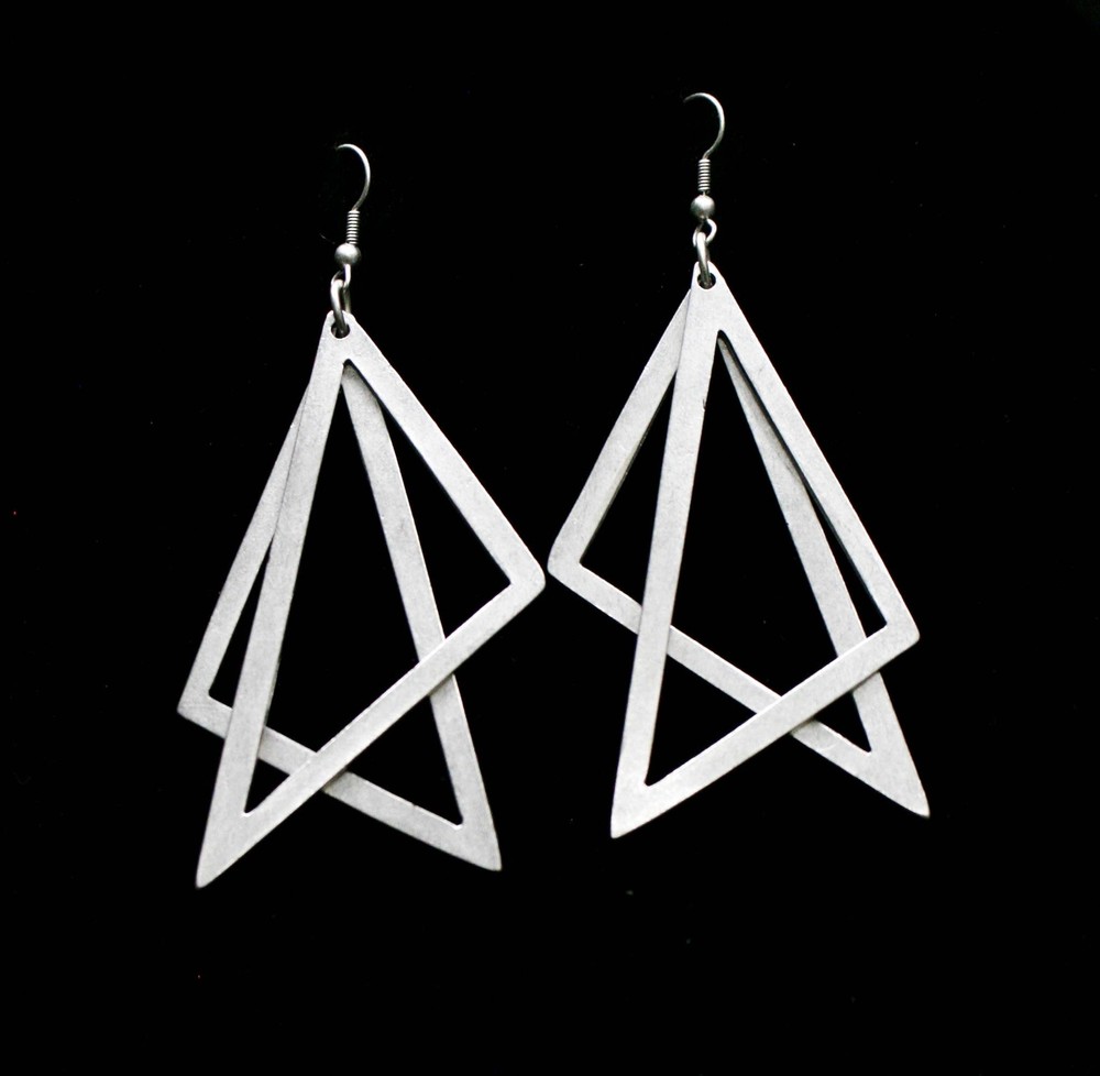 Handmade Pewter Earring - OTS178