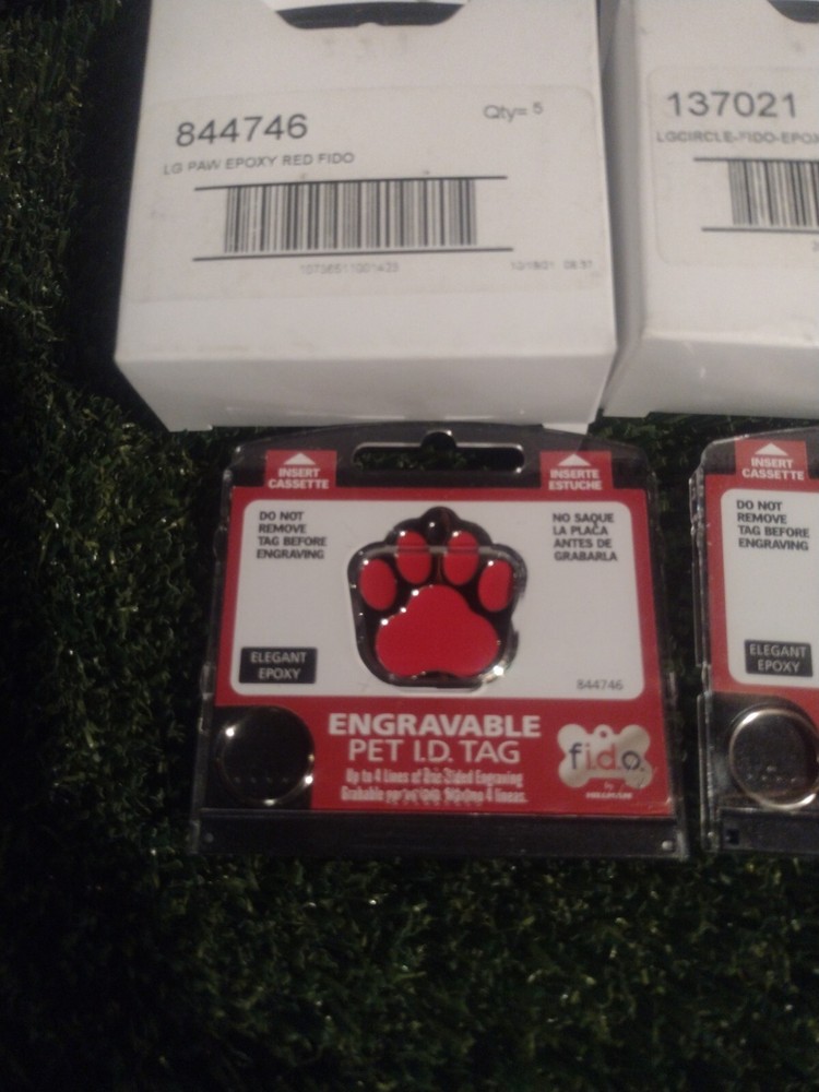 10PCS Engravable dog Pet I.D Tag