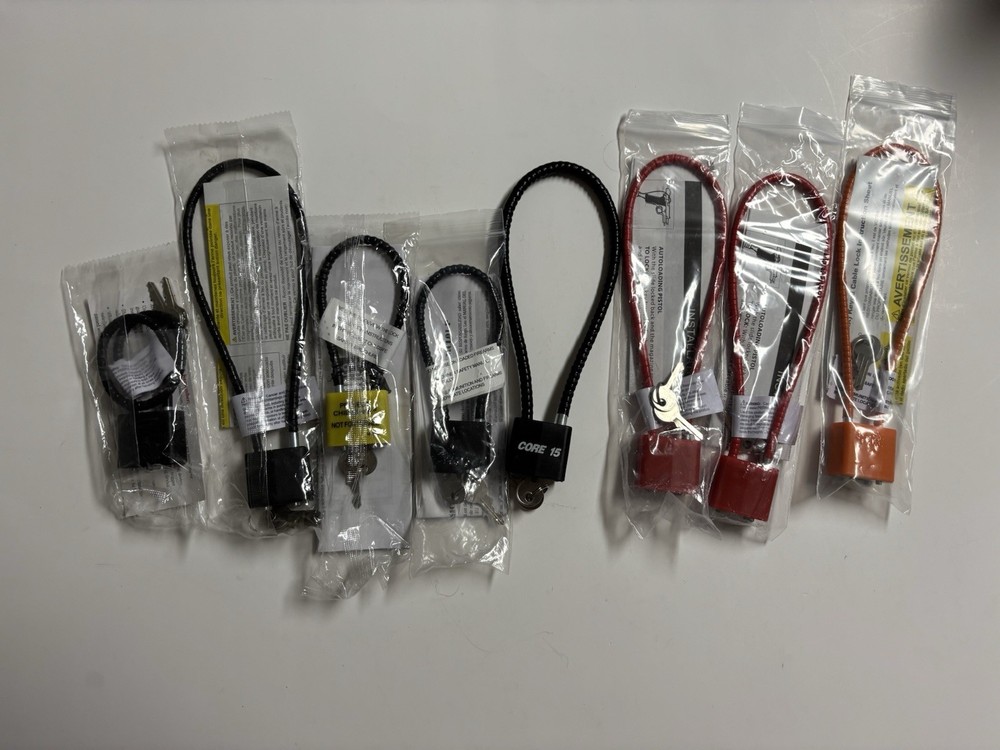 Gun Cable Locks Lot Of 8