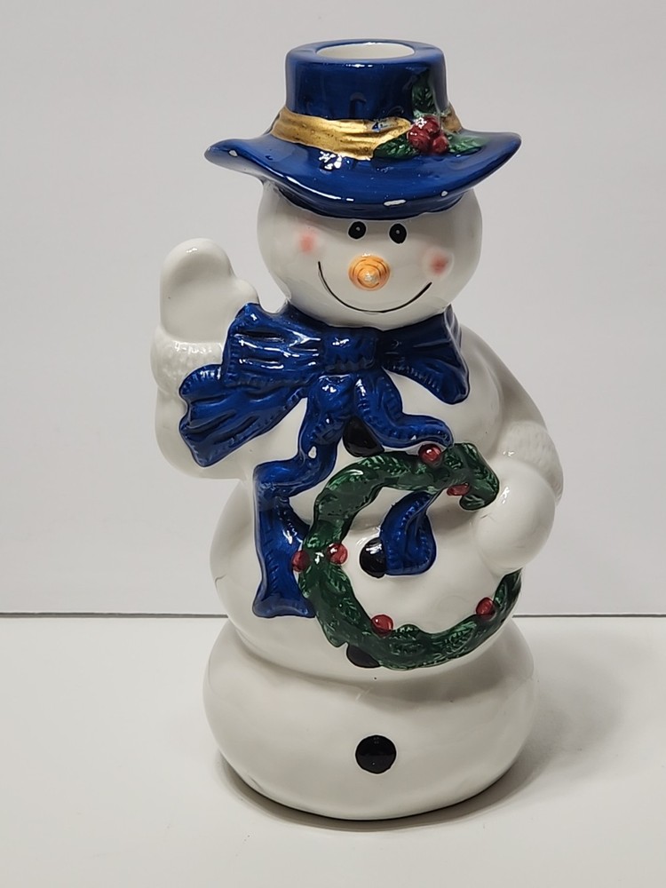 Snowman Candle Holder