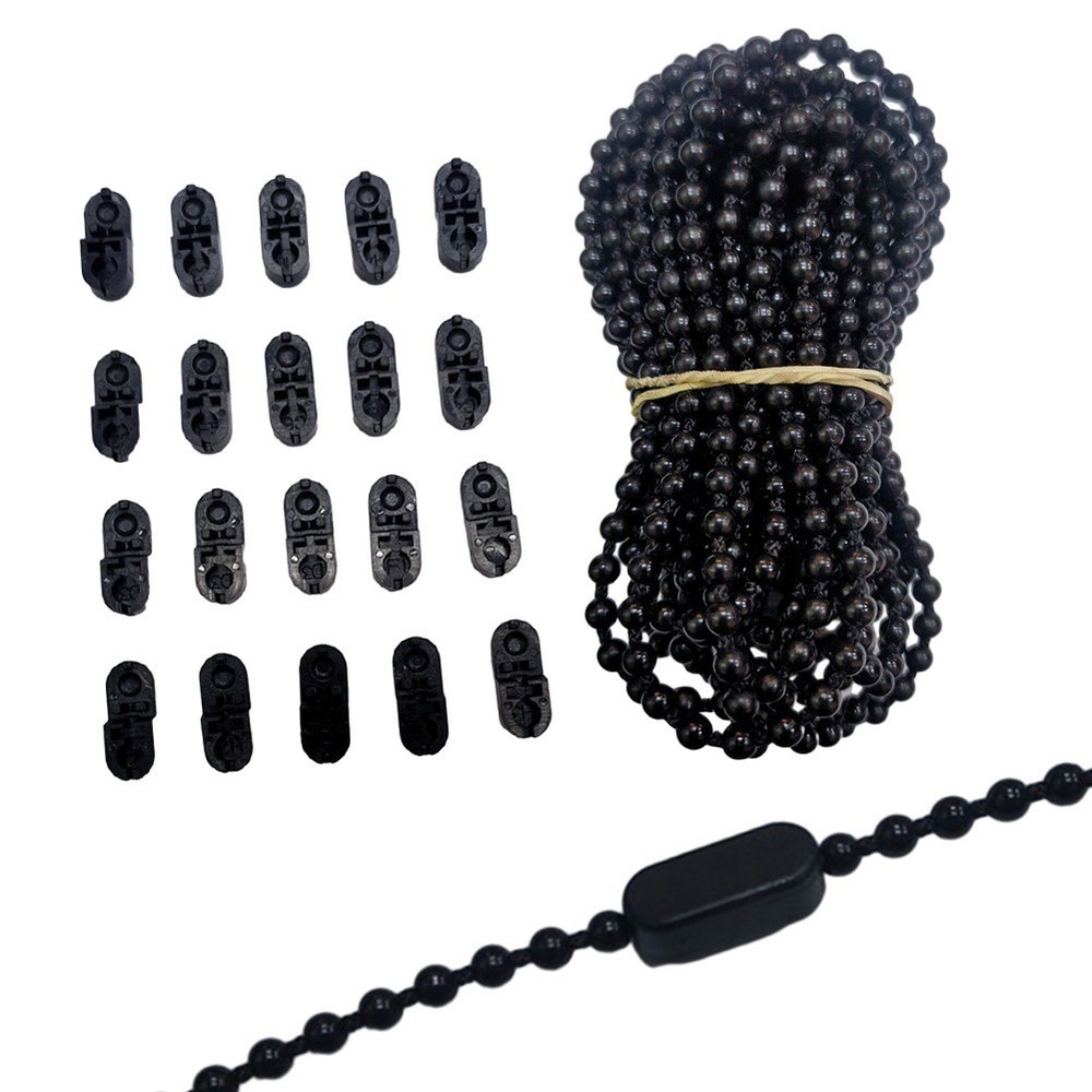 Practical and Convenient 10m Curtain Roller Blind Chain with Connectors Set