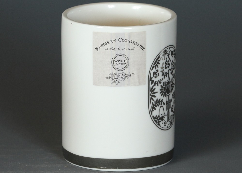 MATHILDE M. WHITE CERAMIC TOOTHBRUSH GLASS #1