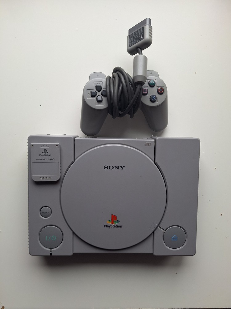 PLAYSTATION 1 PS1 SCPH-7002 PAL ORIGINAL CONSOLE COMPLETE MEMORY CAR CONTROLLER