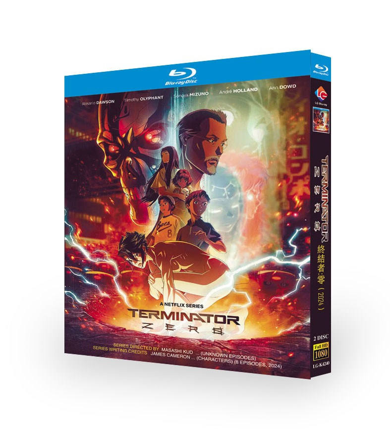 Terminator Zero (2024) Animation Series 2-Disc New Box Set