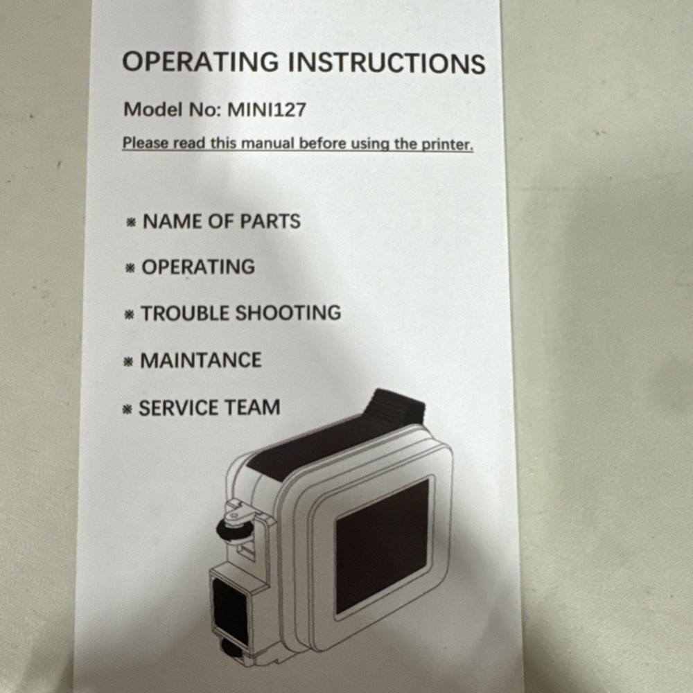 Mini Printer (mini127)