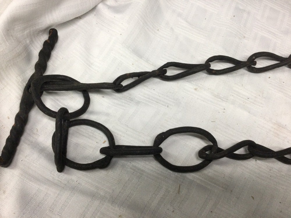 Primitive black cow style neck chain