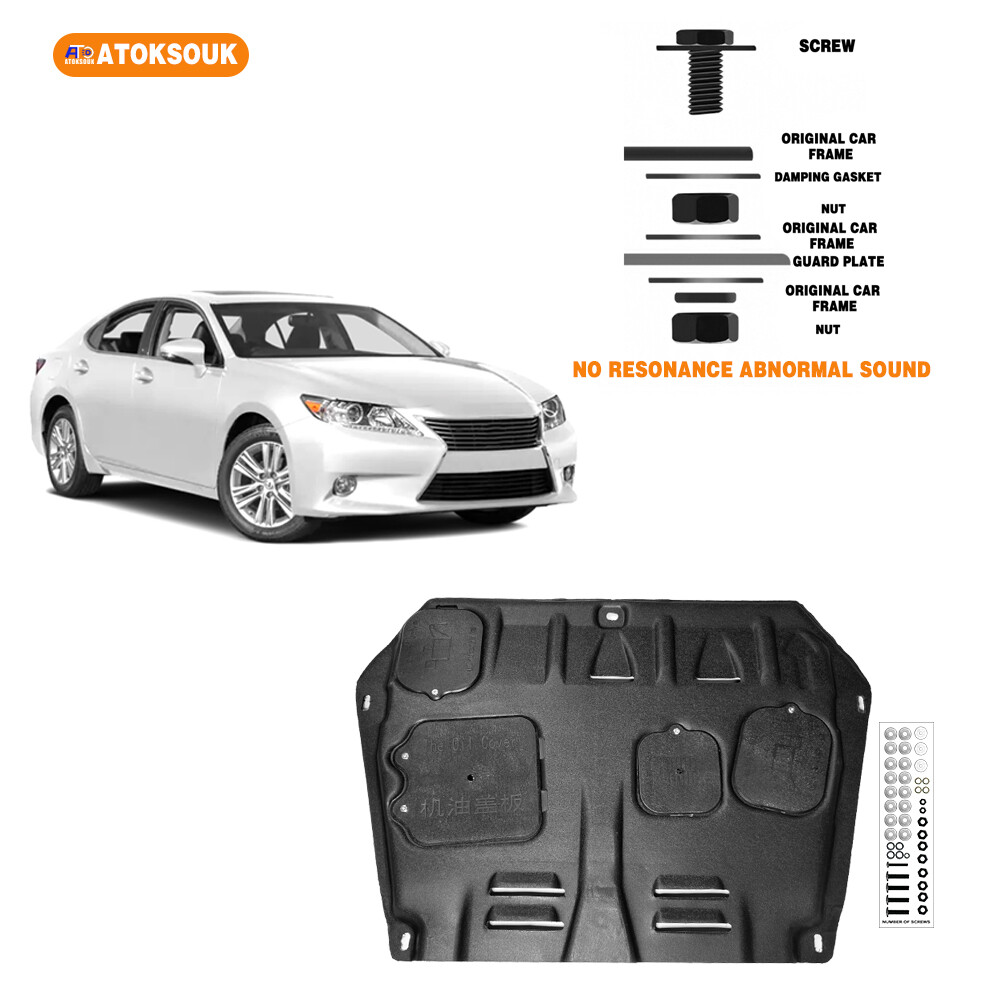 Engine Skid Plate For 2013-2015 Lexus ES350 Under Splash Shield Heavy Duty