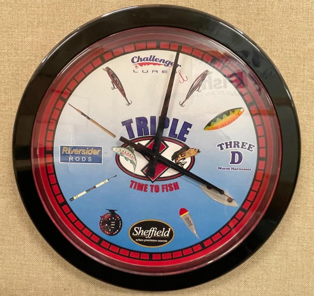 Triple S Fishing Clock - PLEASE READ DESCRIPTION