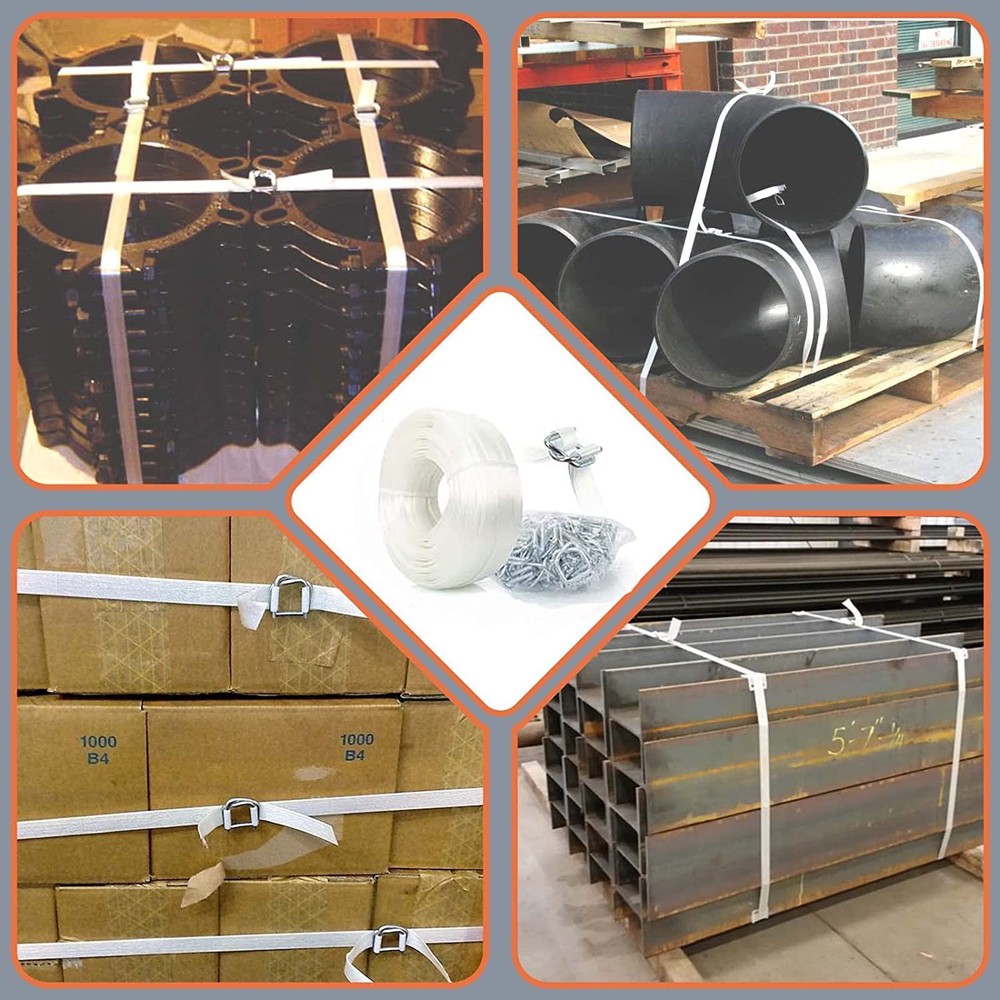 Composite Polyester Cord Strapping Kit, 3/4 x 330' Composite Polyester Cord Stra