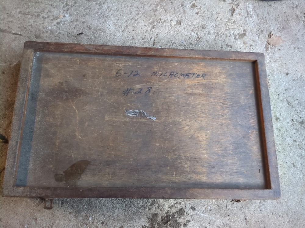 Vintage Brown & Sharpe Micrometer 6-12" MICROMETER Read Description