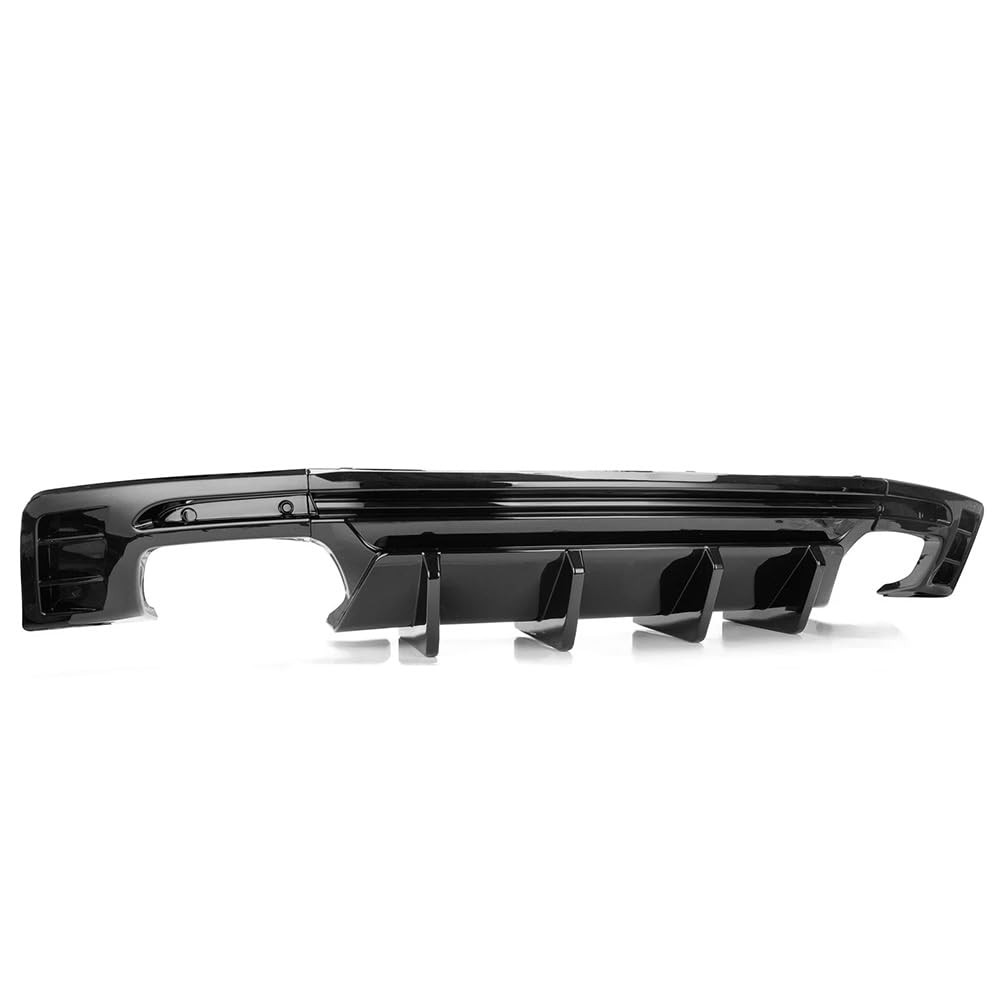 Rear Bumper Lip Diffuser for Camaro 2016-2024 Shark Fin 7PCS Gloss Black