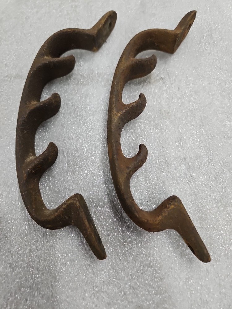 Antique Hardware Morris Chair, Mirror Pivots, Radiator Knobs, Ornate Inv#E162