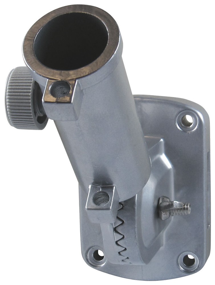 Premium Adjustable Silver Painted Bracket For 1" Diameter Flagpole