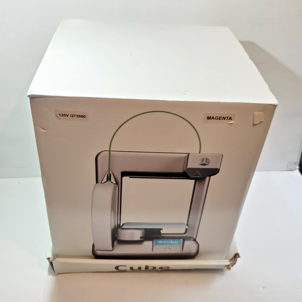 Original Cube 3D System Printer, (unused, Contains storage wear)