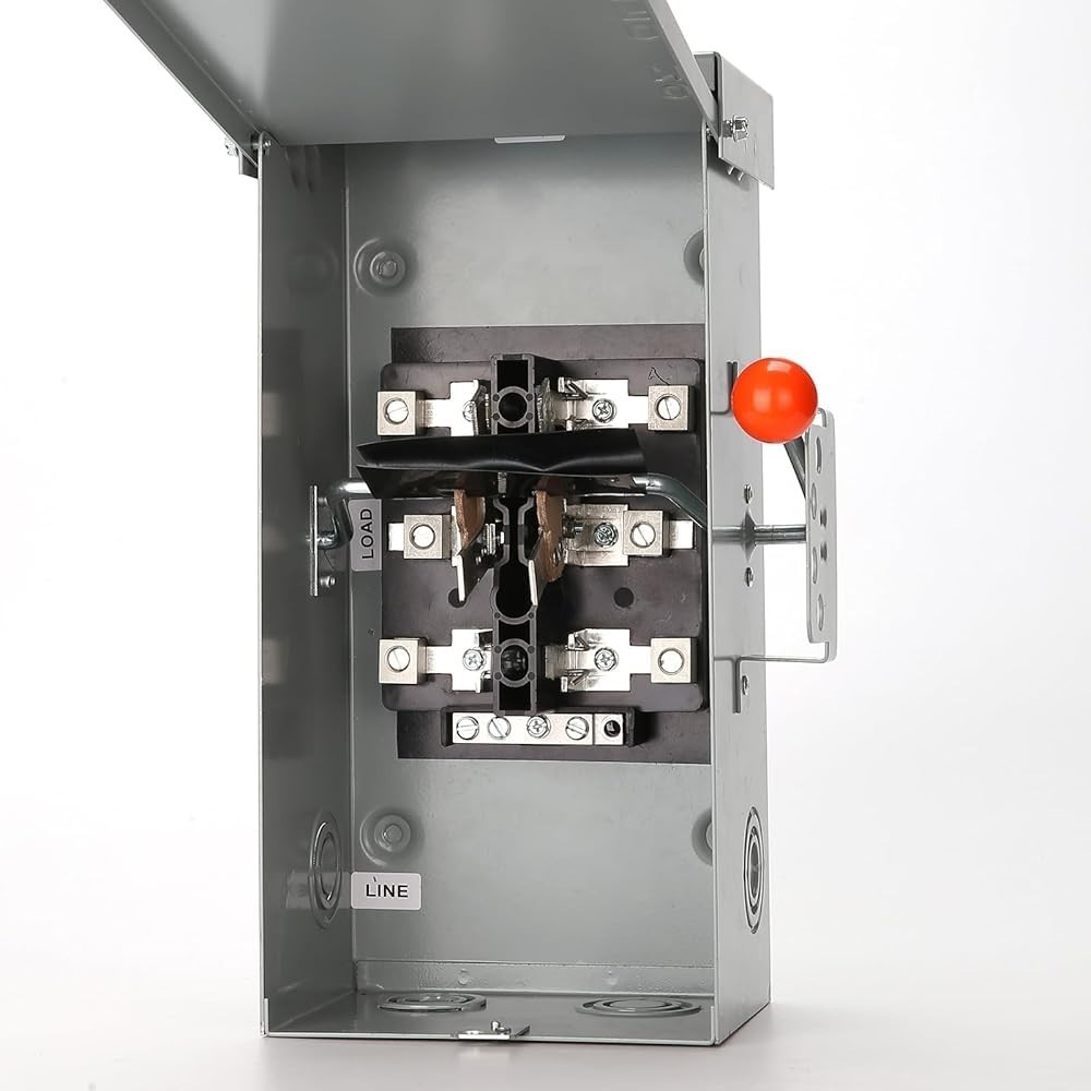 100A Double-Throw Transfer Switch, Rotary Actuator