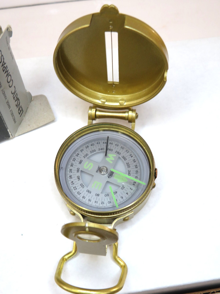 Lensatic Compass NEW in Box