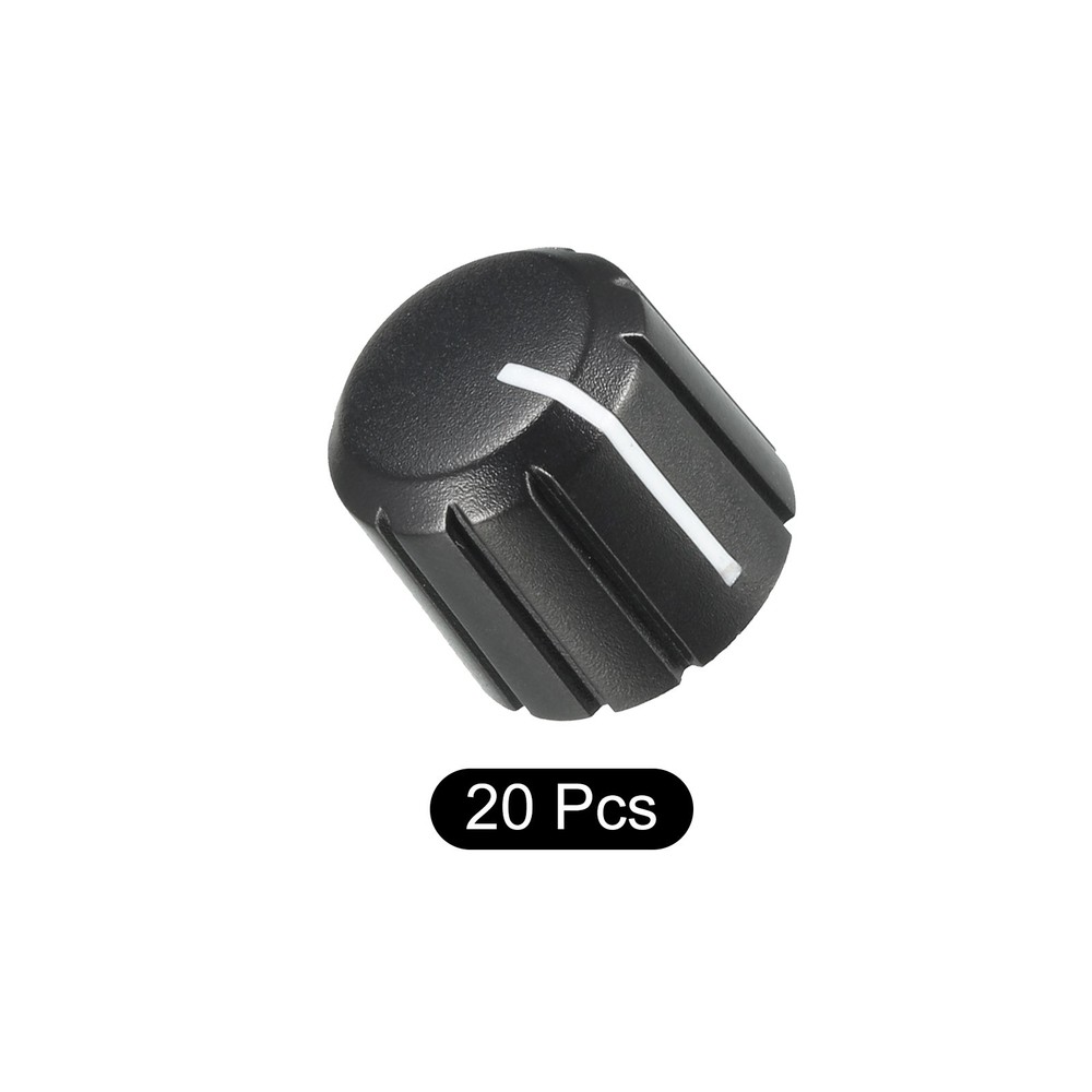 Potentiometer Knob Knurled Shaft Insert D Type Switch Knobs, [for Audio Device]