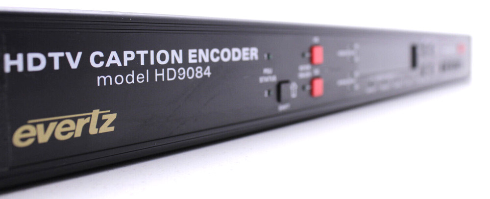 Evertz HD9084 HDTV Caption Encoder Power Tested