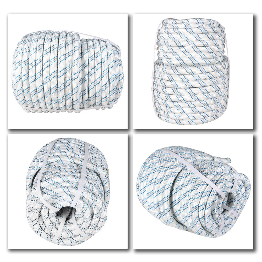 5/8"x150' Braid Nylon Polyester Low-stretch Rope Pulling Rigging 11000lbs