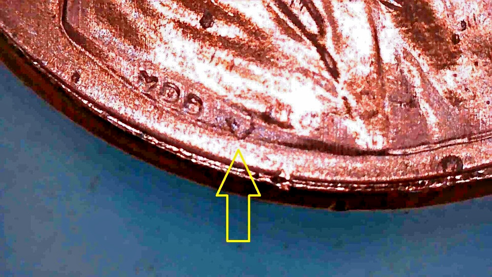 2023 RED Lincoln Shield Cent US Mint ERROR 'Extra V' Uncirculated Condition