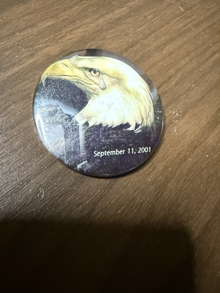 9/11 Eagle Teardrop Remembrance Pin