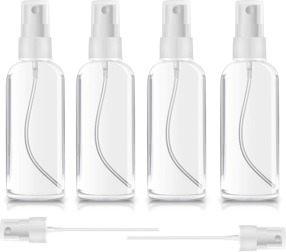 Spray Bottles Clear Plastic Empty Refillable Mini Spritzer for