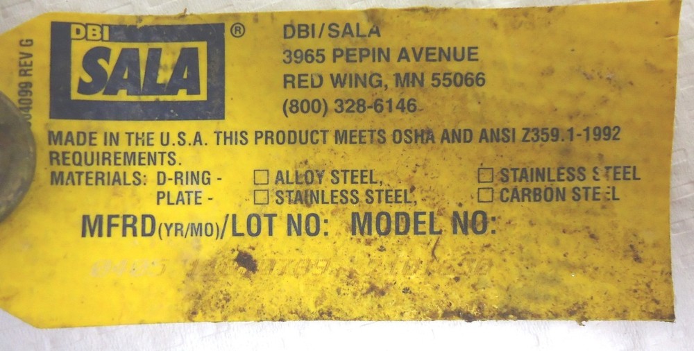 DBI/SALA (DBI SALA) D-ring