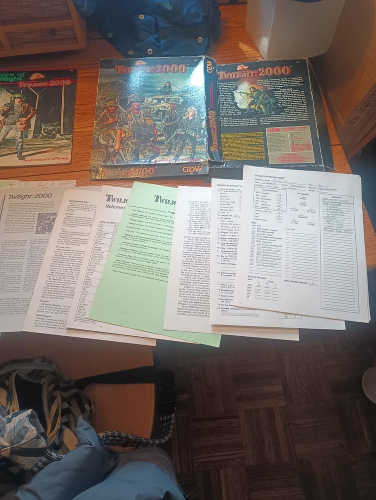 TWILIGHT: 2000 Games Designers' Workshop (GDW) 1984